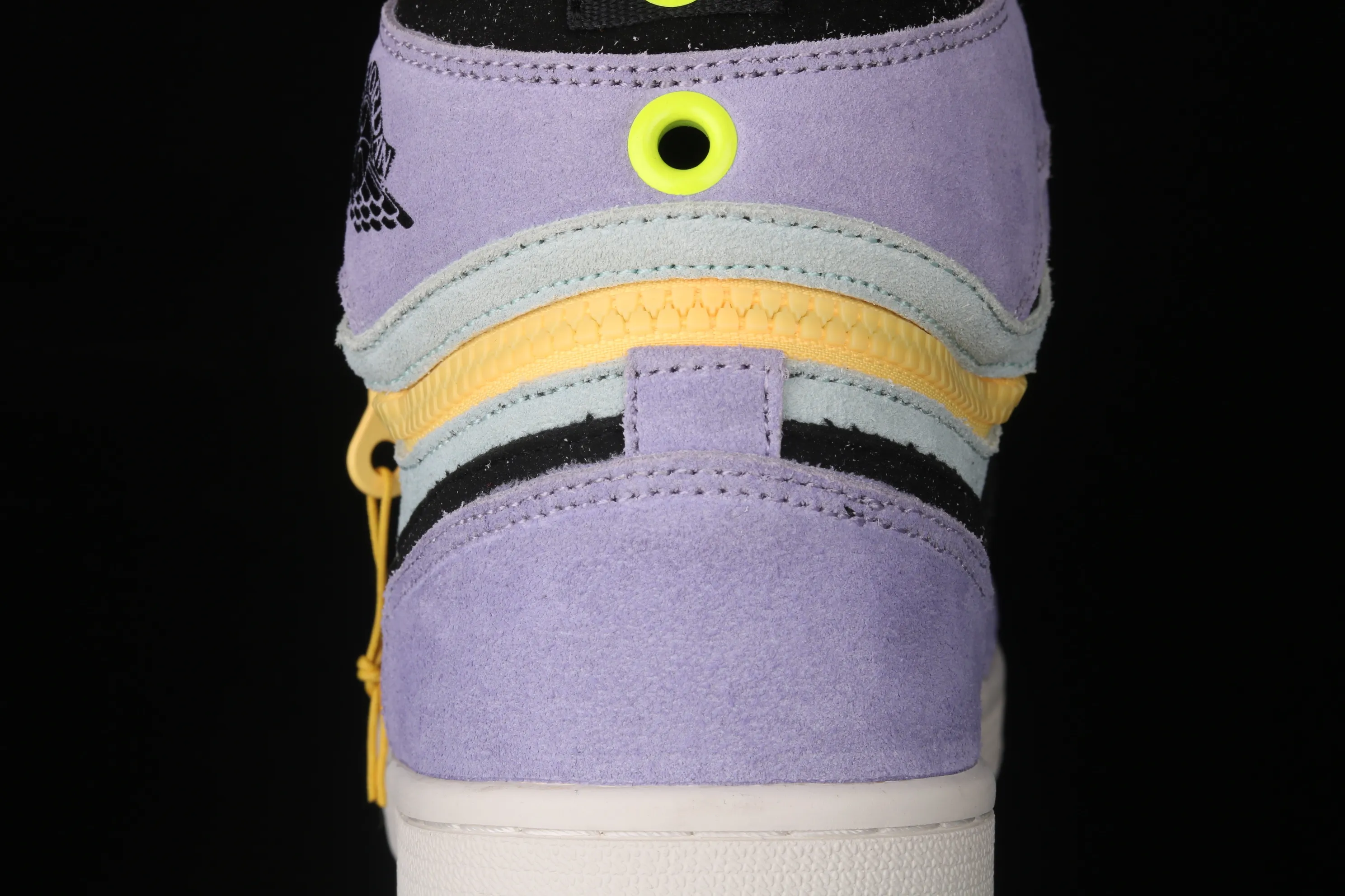 All categories Air Jordan Jordan series basketball shoes Air Jordan 1 High Z version Air Jordan 1 Switch "Violet" AJ1 Joe 1 Violet zipper High-top cultural basketball shoes CW6576-500
